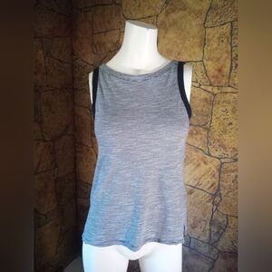 Banana Republic Black and White Striped Tank Top